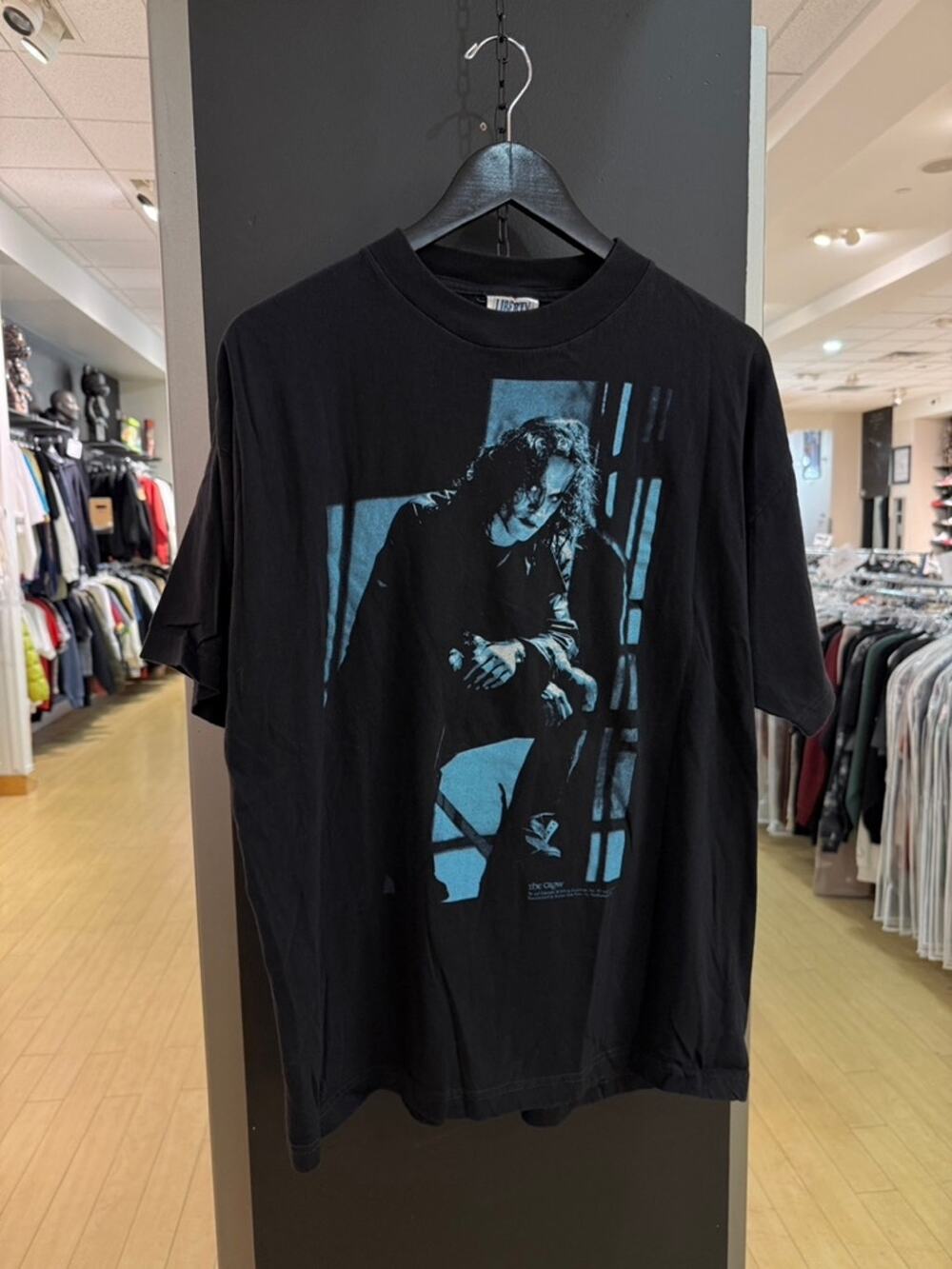 1995 The Crow Brandon Lee 90s Vintage Movie Promo Liberty Tee Shirt Bruce